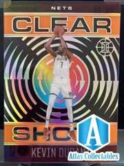 2020-21 KEVIN DURANT Panini Illusions Orange Clear Shots Acetate #20 Nets NBA